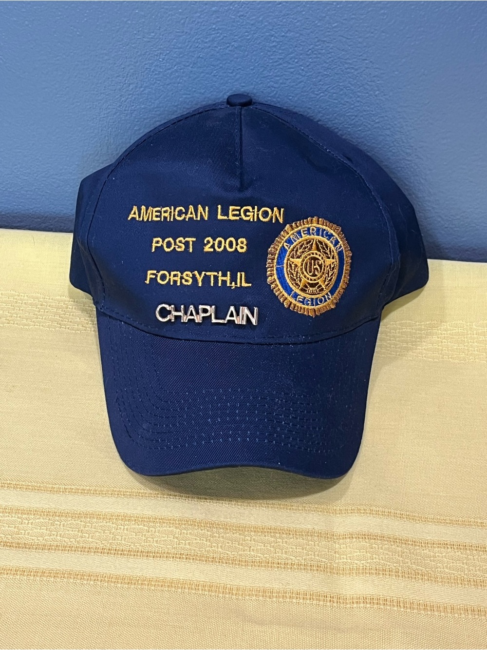 🇺🇸 Vintage American Legion Post 2008 Chaplain SnapBack Hat